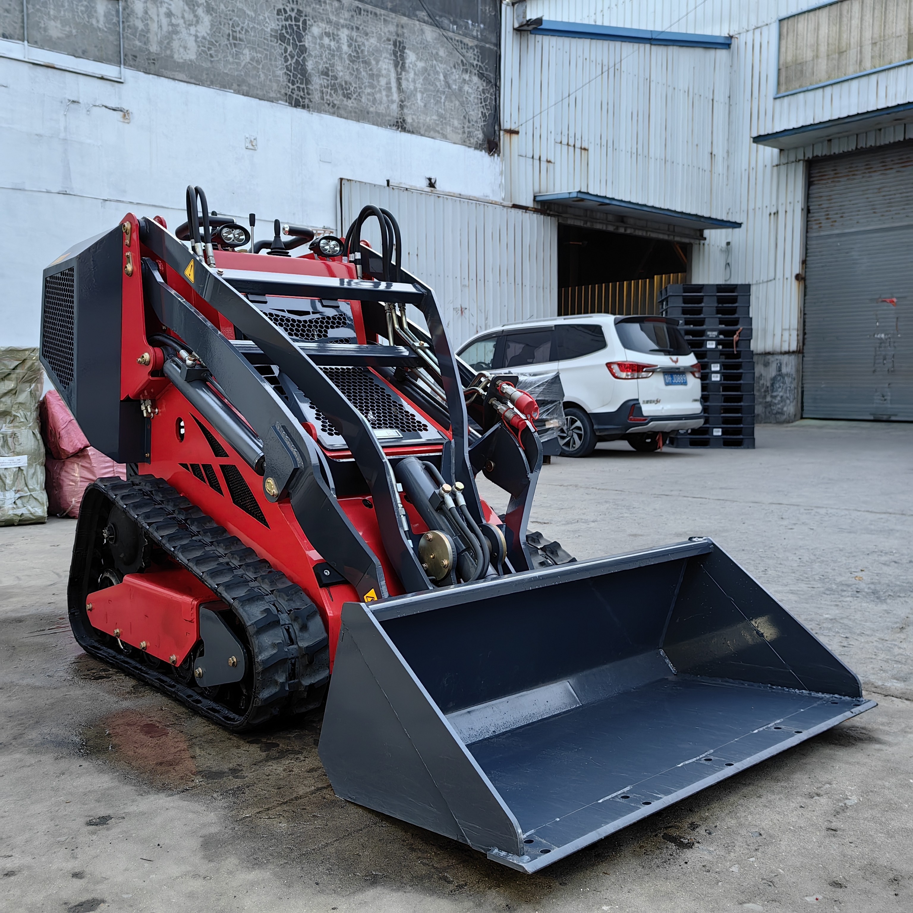 New style China skid steer/mini skid steer loader with attachments