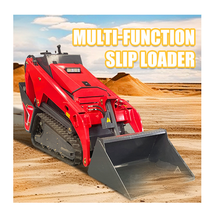 Cheapest Multifunction EPA approved mini front end loader Mini Skid Steer Track Loader with euro5 engine