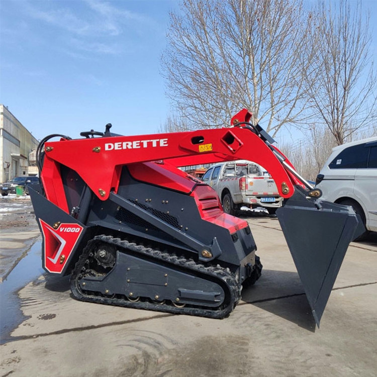 Cheapest Multifunction EPA approved mini front end loader Mini Skid Steer Track Loader with euro5 engine