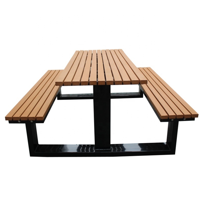 2021 new product outdoor furniture recycled plastic wood picnic table and benches garden table set