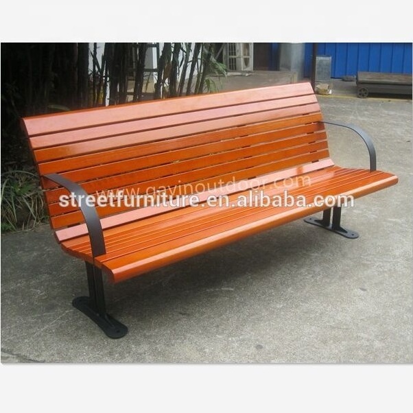 Used wooden shopping mall benches park bench for sale