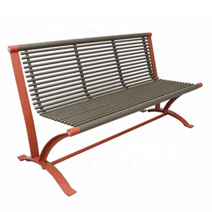 Gavin street furniture site furnishing waterproof and rust resistant durable used metal cheap park benches for sale