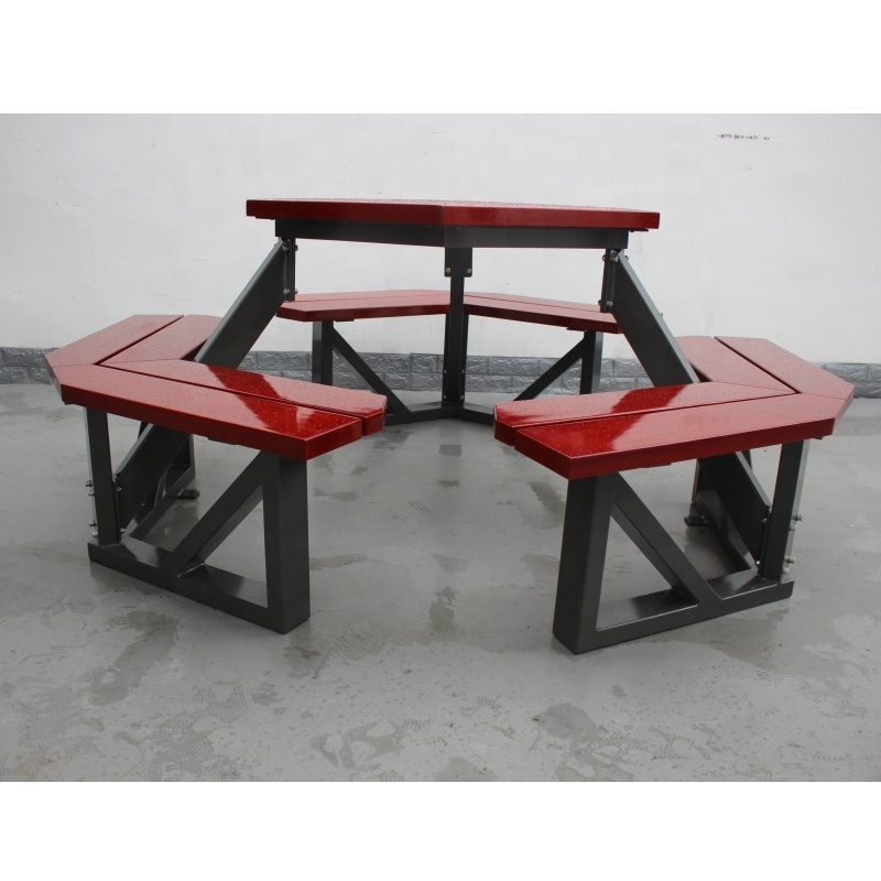 Outdoor wooden picnic table set lifetime picnic table for sale Guangzhou Gavin street furniture manufacturer