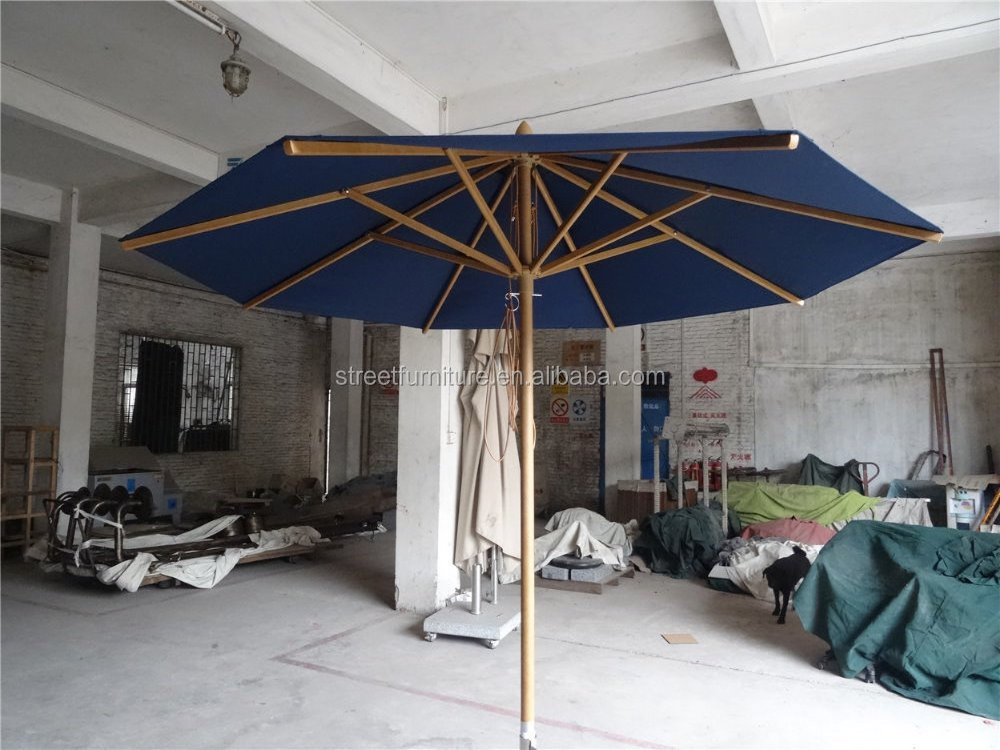 Outdoor umbrella parasol for outdoor picnic table