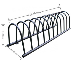 outdoor 10 bikes galvanized bicycle racks road floor mounted bike parking racks u shape standing bicycle racks