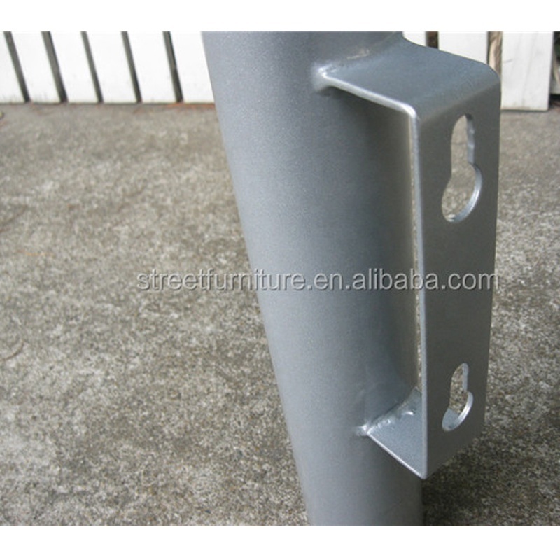 High quality outdoor ashtray wall mounted metal ashtray trash can steel cigarette ash bin for public