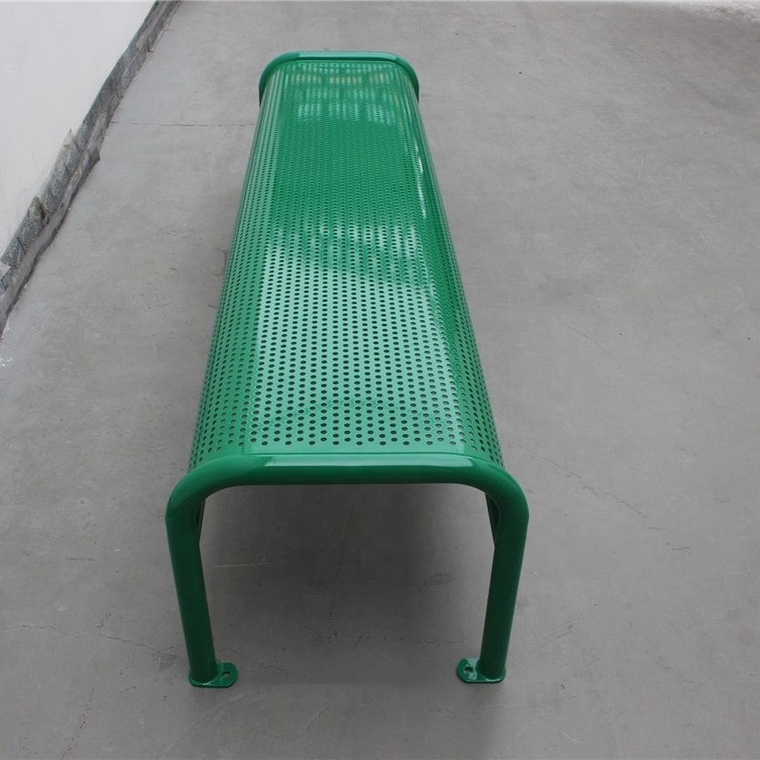 Gavin rustproof and waterproof outdoor backless park benches kids outdoor bench metal outdoor mall bench