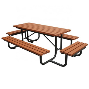 Gavin park furniture factory waterproof and rustproof outdoor park table bench set