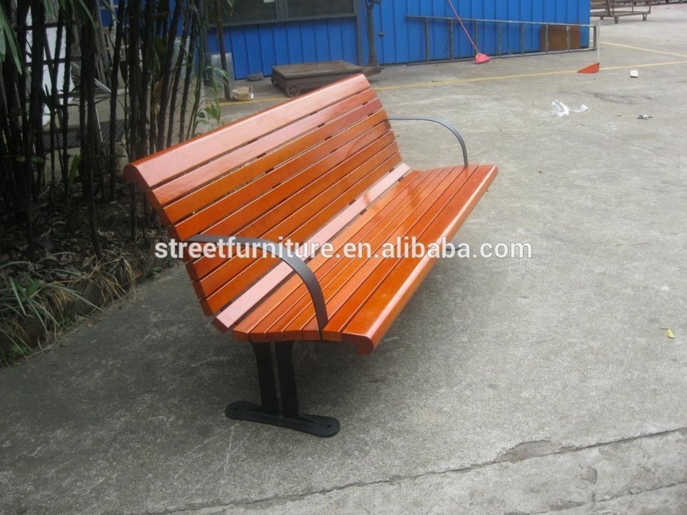 Used wooden shopping mall benches park bench for sale