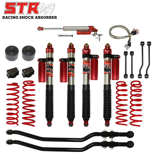 For Jeep Wranglers JK Suspension 4wd Offroad Parts 4x4 Lifts Nitrogen Reservoir Shock Absorber