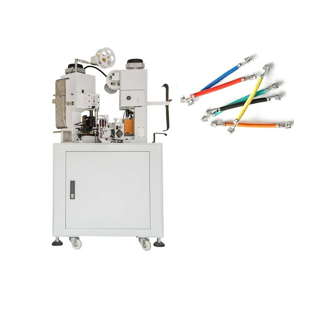 Automatic double sides wire cable cutting stripping crimping machine terminal crimp machine wire stripper and cutter