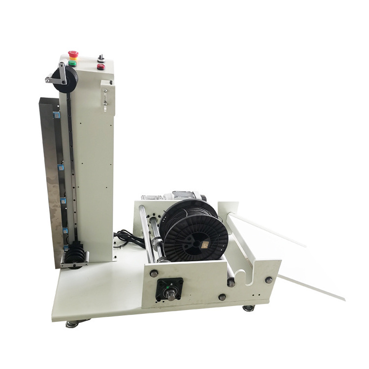 Cable bobbin wire unwinder uncoiler work with wire stripping machine