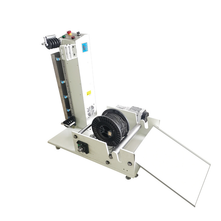 Cable bobbin wire unwinder uncoiler work with wire stripping machine