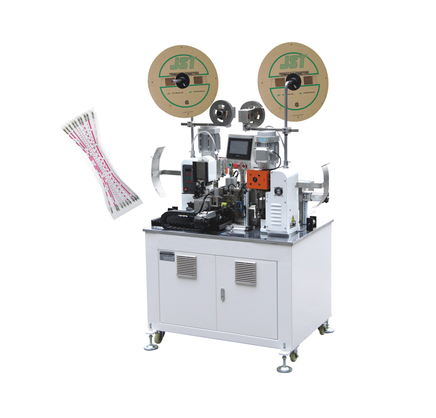 Ph ex xh sm vh zh flat cable terminal machine flat wire cutting stripping equipment ribbon wire terminal crimping machine