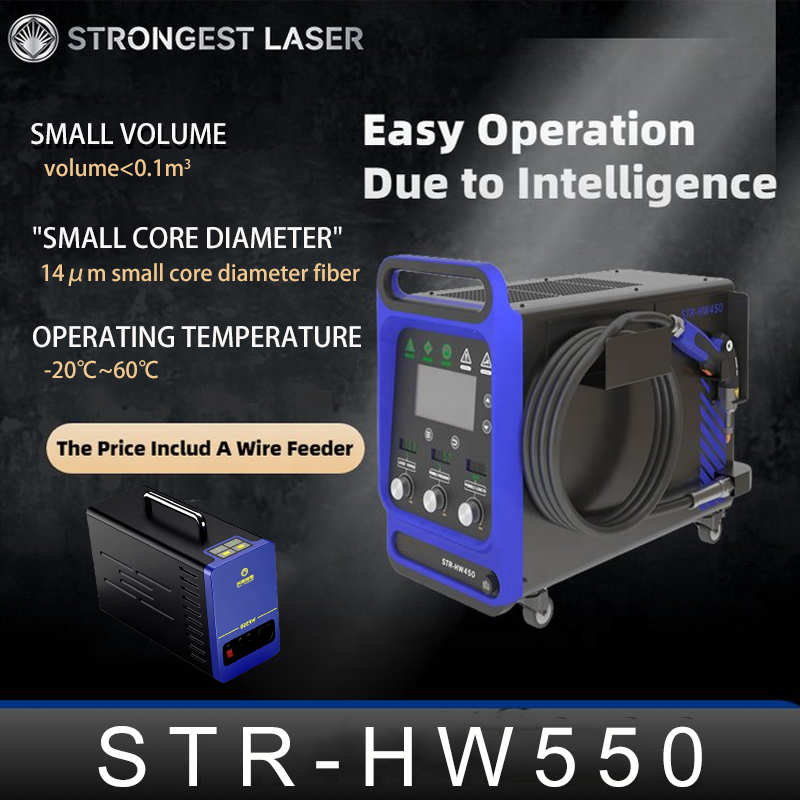 STRONGEST LASER Professional Hand-held laser welding machine apps operation 900W 1.2kW 1.5KW stainless steel welding machine