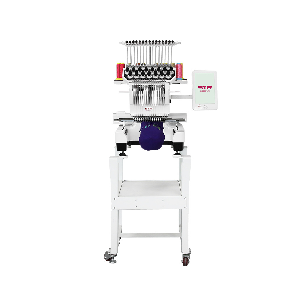 STR OCEAN Honey Series P R1500 Embroidery Machine 1501Semi-Commercial Automatic Embroider/Color-Changing/Trimmer