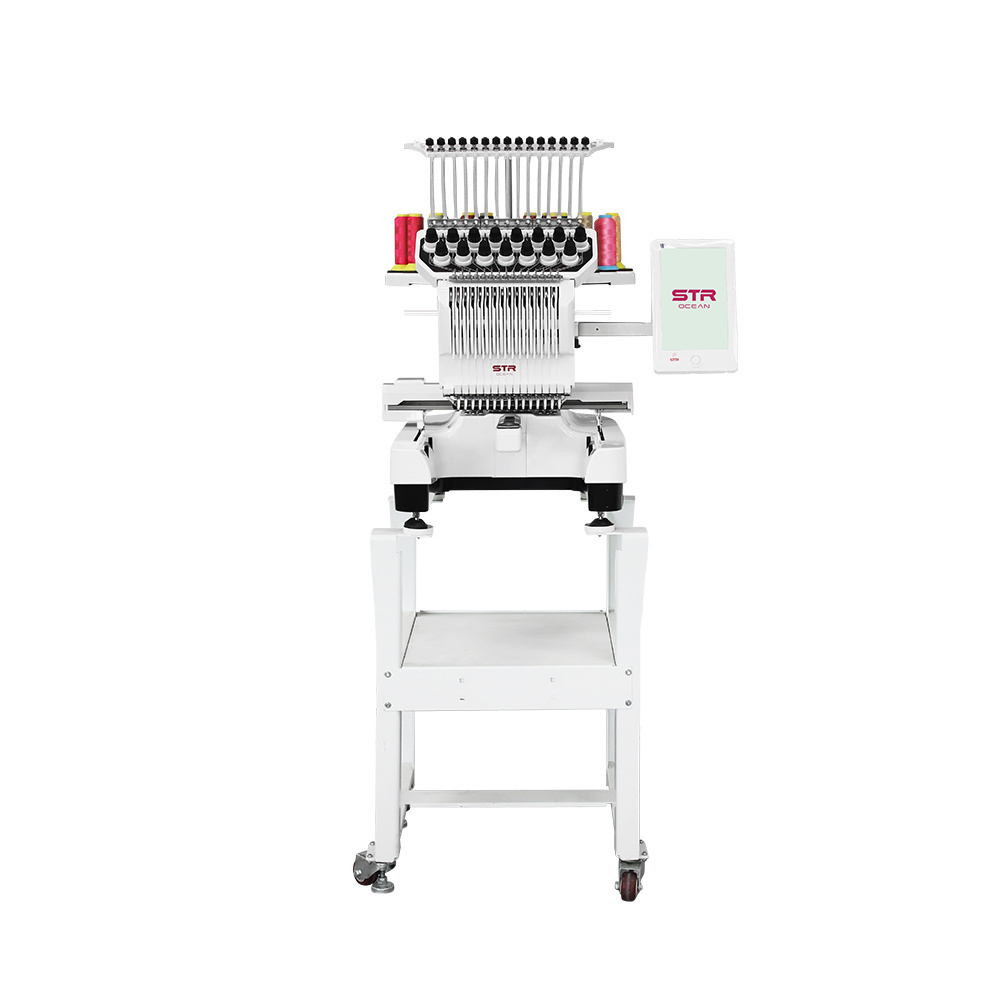 STR OCEAN Honey Series P R1500 Embroidery Machine 1501Semi-Commercial Automatic Embroider/Color-Changing/Trimmer