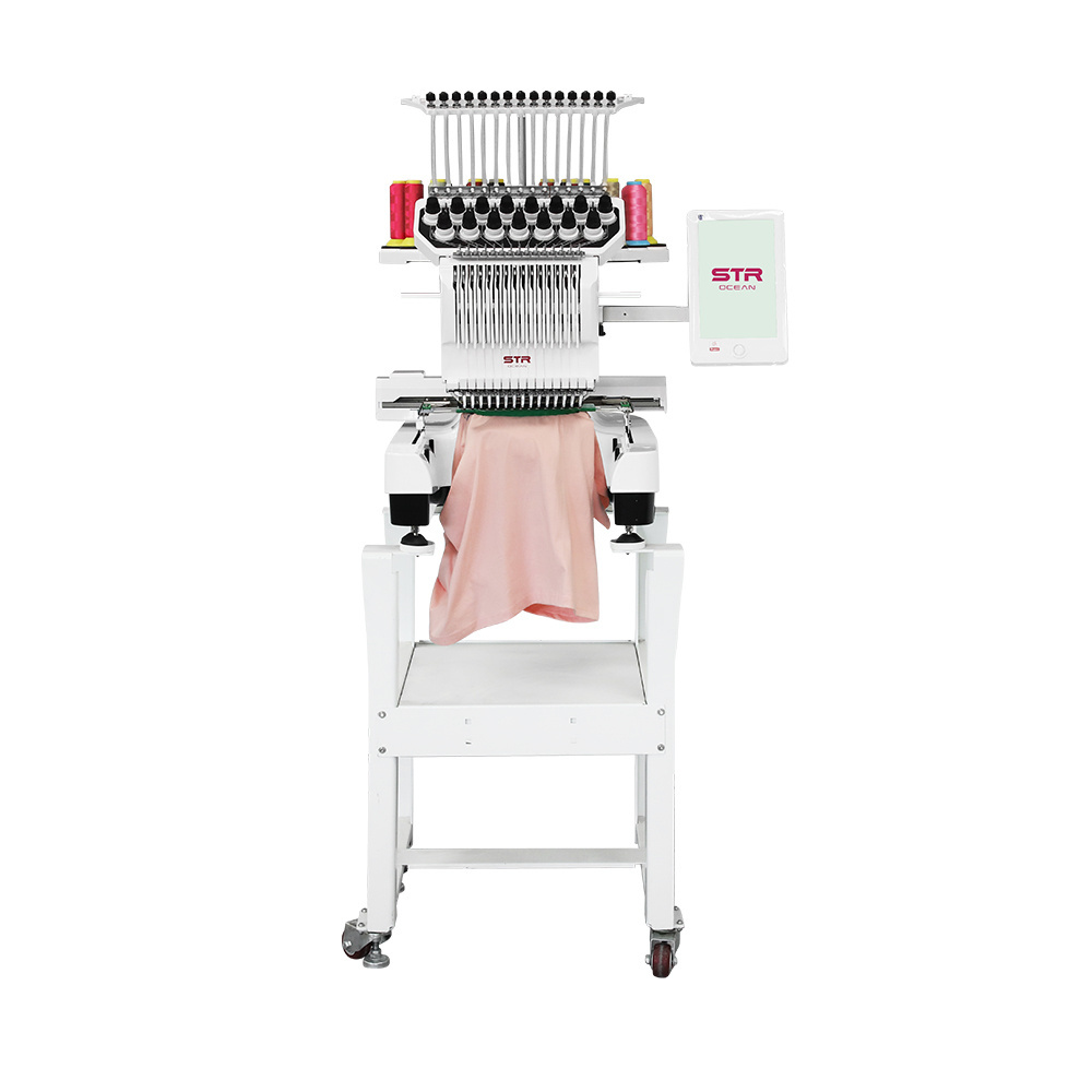 STR OCEAN Honey Series P R1500 Embroidery Machine 1501Semi-Commercial Automatic Embroider/Color-Changing/Trimmer