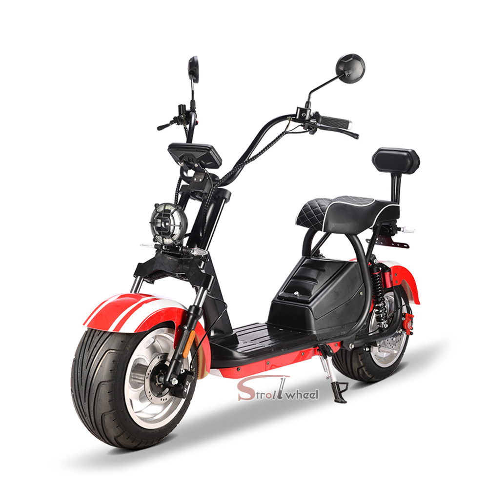 electric bike motorcycles 1500w 60v 12ah EEC COC citycoco scooter two wheel Powerful scooter fat tire