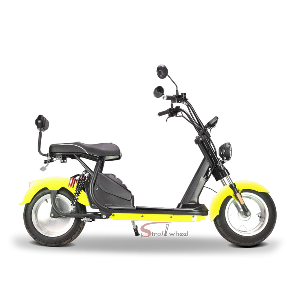 electric bike motorcycles 1500w 60v 12ah EEC COC citycoco scooter two wheel Powerful scooter fat tire