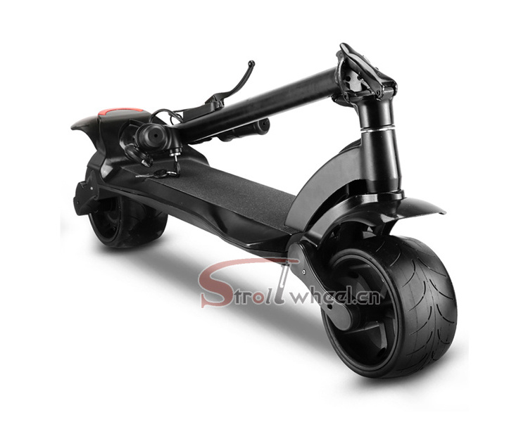 Wholesale 2019 1000w Folding Wide Wheel Dual Suspension 2 Wheel Fat Tire Electric Scooter for Adult