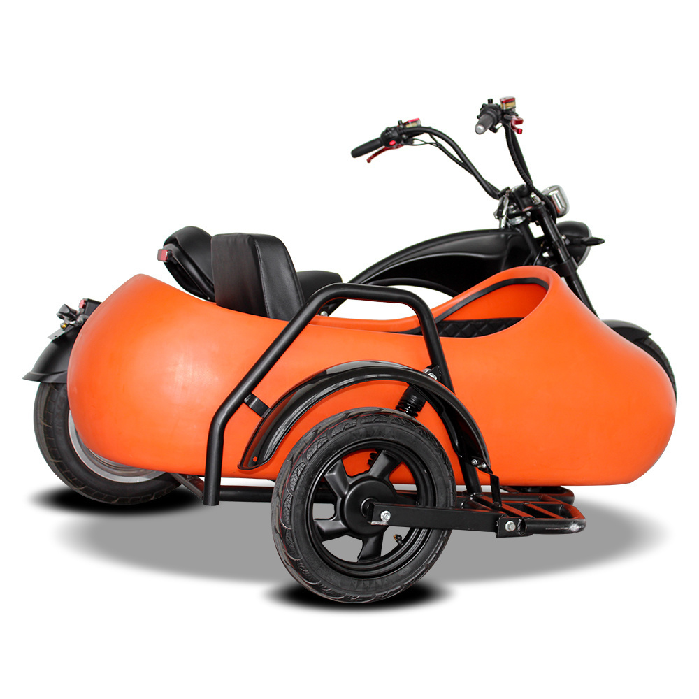 Electric bike 3000w 60v 30ah e-chopper 45km/h cargo e scooter motor bike citycoco with side car scooter