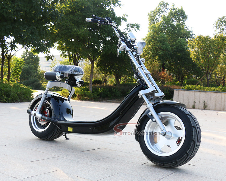 Holland Warehouse double battery electric scooter 2019 EEC citycoco 1000w 1500w 2000w fat tire motorcycle