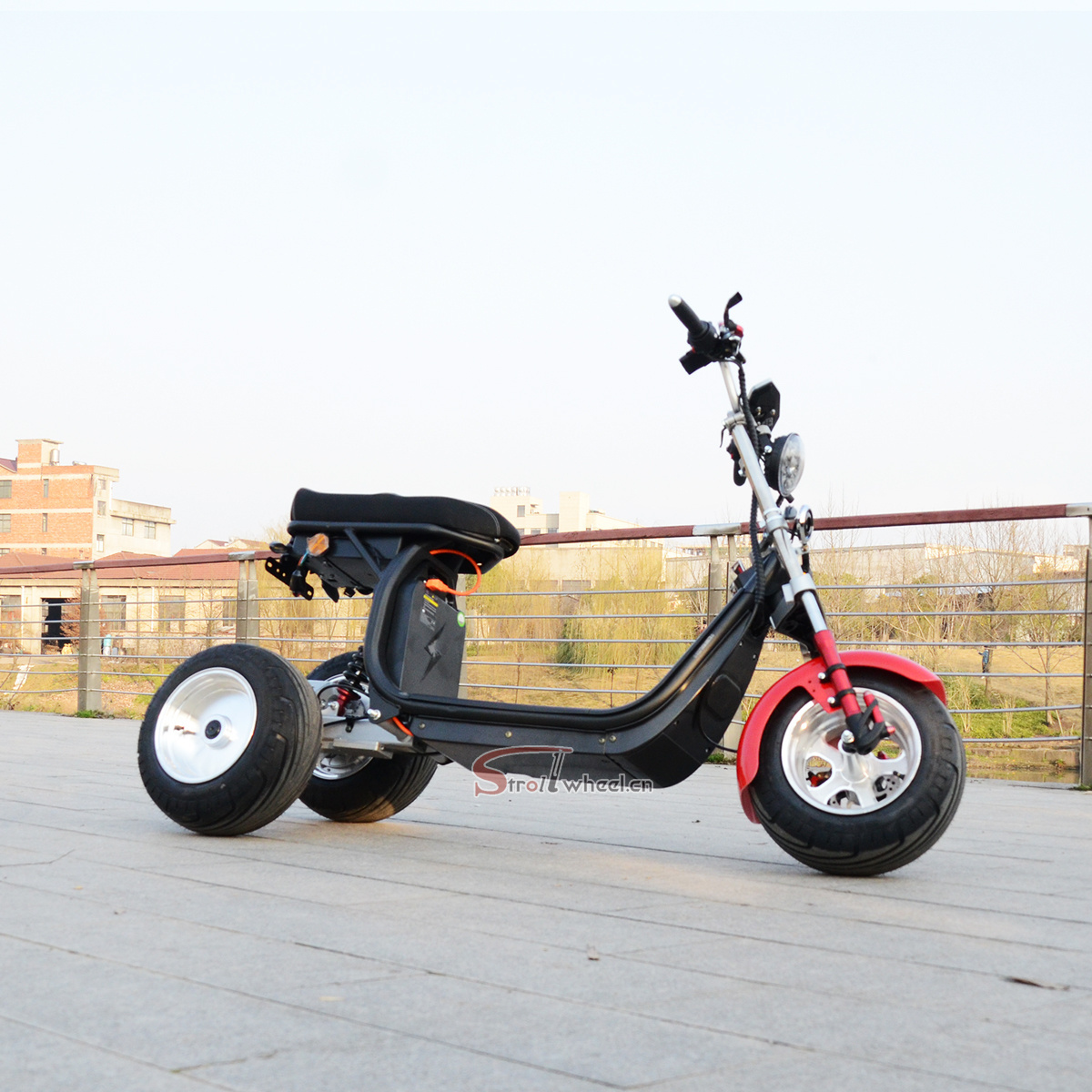 Electric Passenger Tricycle EEC 2000W 3000W 4000W Reverse Trike 3-Wheel Electric Mobility Scooters Citycoco