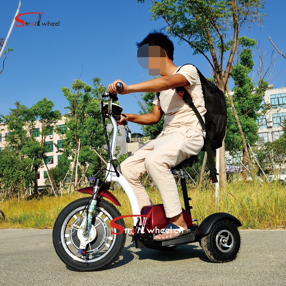 Electric zappy 3 wheel 500W electric zappy scooter CE handicapped scooter with seat basket