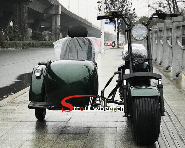 3 wheel electric motorcycle motor street legal 1500W battery fat tire electric scooters powerful adult citycoco scooter