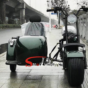 3 wheel electric motorcycle motor street legal 1500W battery fat tire electric scooters powerful adult citycoco scooter