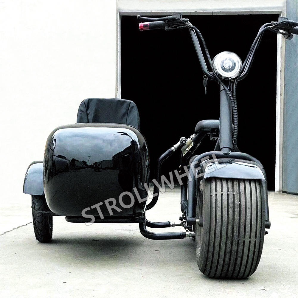 2000W Motor fat tire 3 wheel citycoco electric scooter electric tricycle