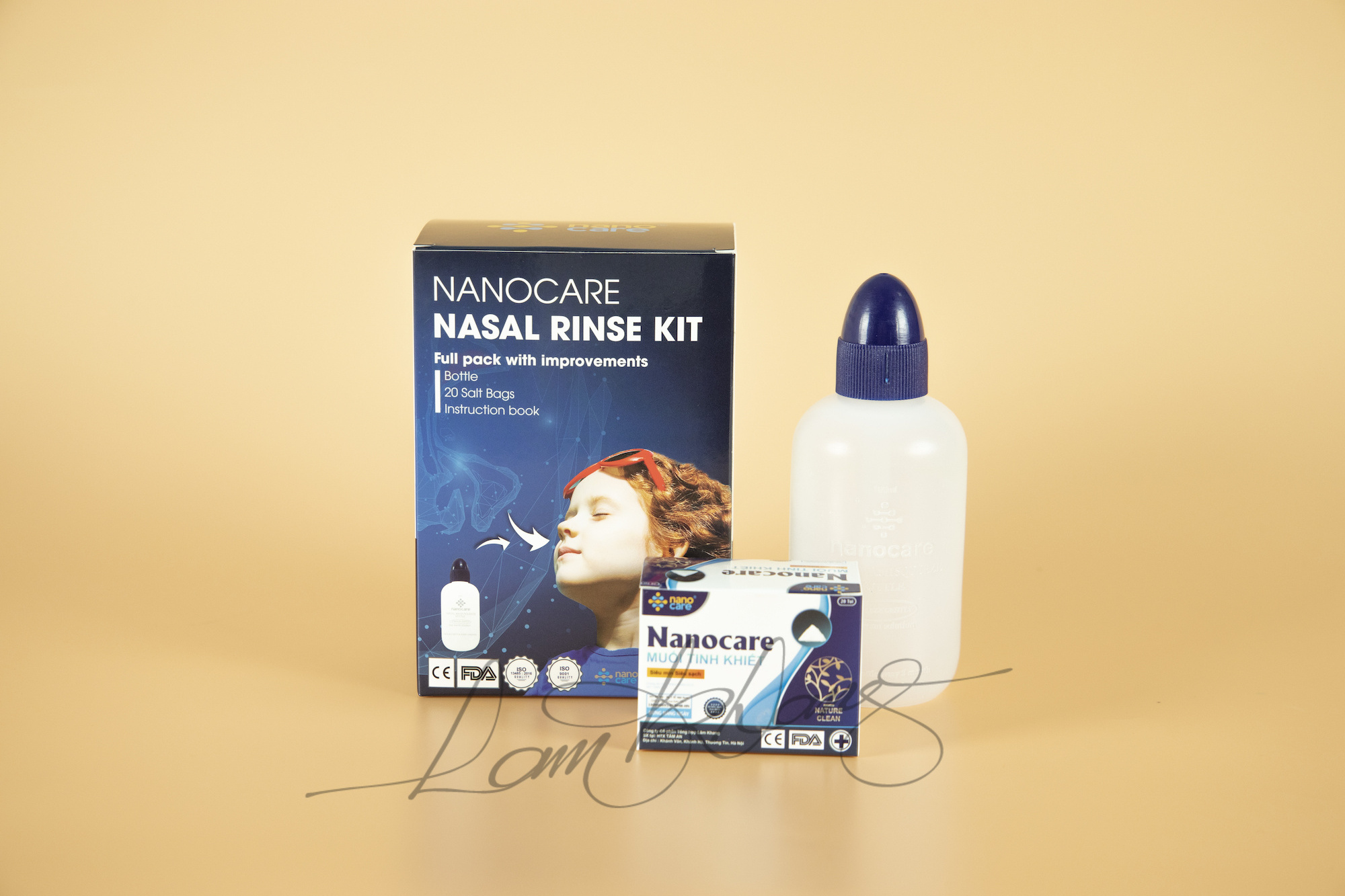 Nasal Salt Solution for Gentle Nasal Irrigation and Hydration -Isotonic Saline Formula for Sinus Relief, Congestion