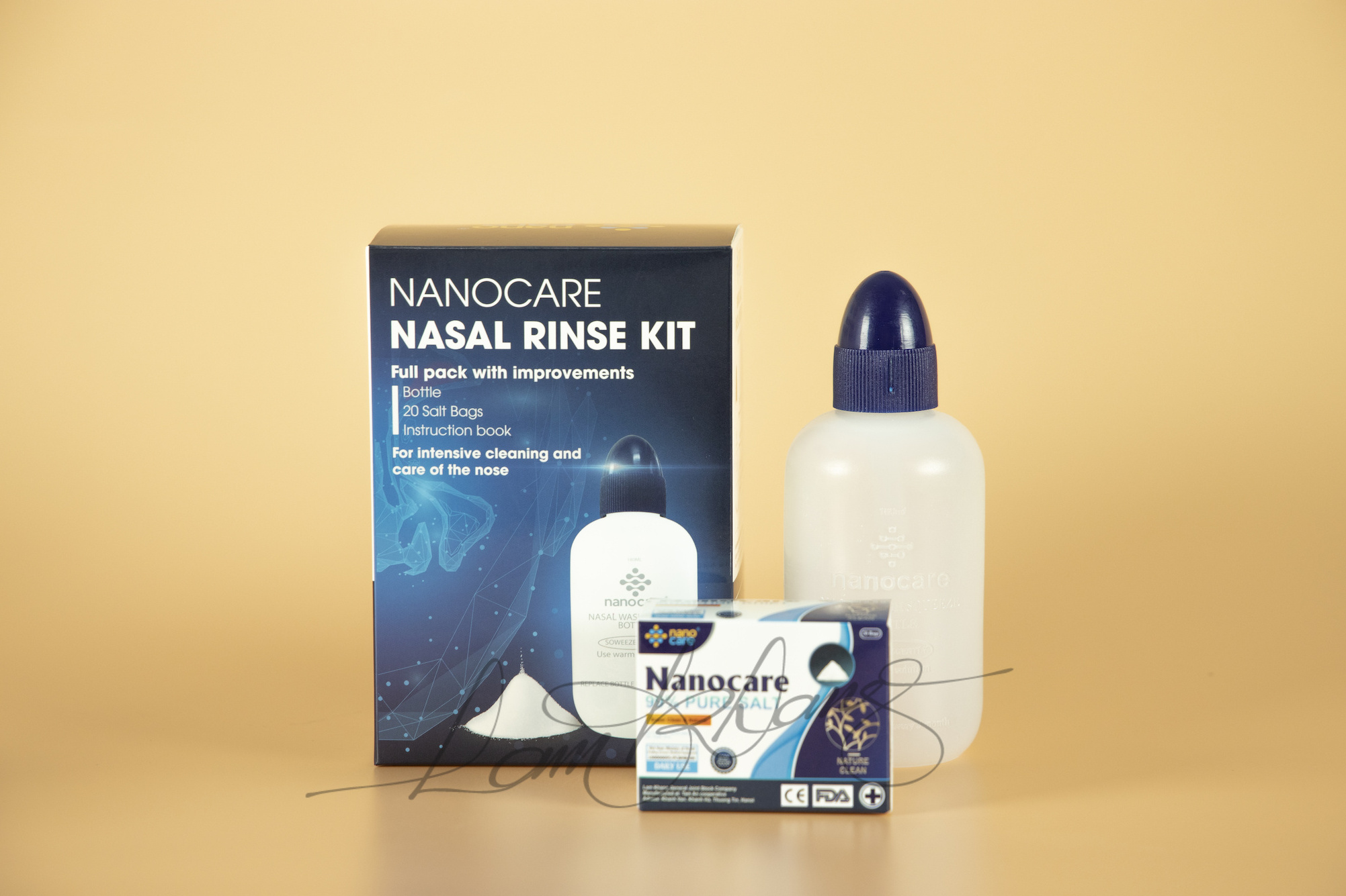 Nasal clean Salt Bags - Natural and Pure Salt for Sinus Relief and Nasal Hygiene hot selling product 2023