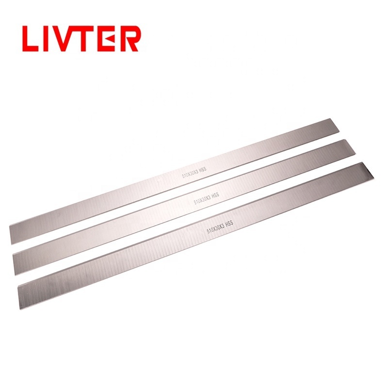 LIVTER Tungsten Carbide Jointer Planer Blades Knives HSS Planer Blade for Wood