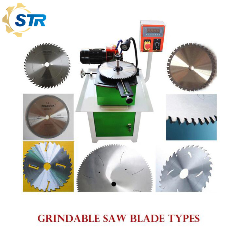 STR Intelligent Easy Operate Table Metal Circular Saw Blade Sharpening Machine Automatic Sawtooth Grinder