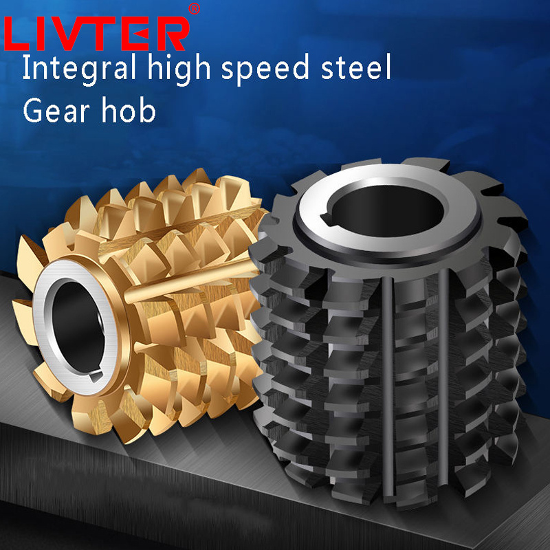 LIVTER Gear Hobbing Cutter Straight Spline Involute Spline Shaft Sprocket  Hob Cutter