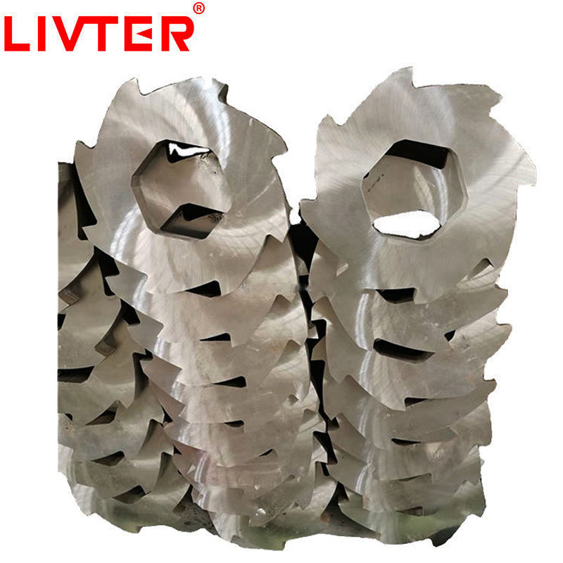 LIVTER Shredder Blades Design Cuchilla Triturador De Plastico  Plastic Branch Crusher Blade Shredder Blade Price