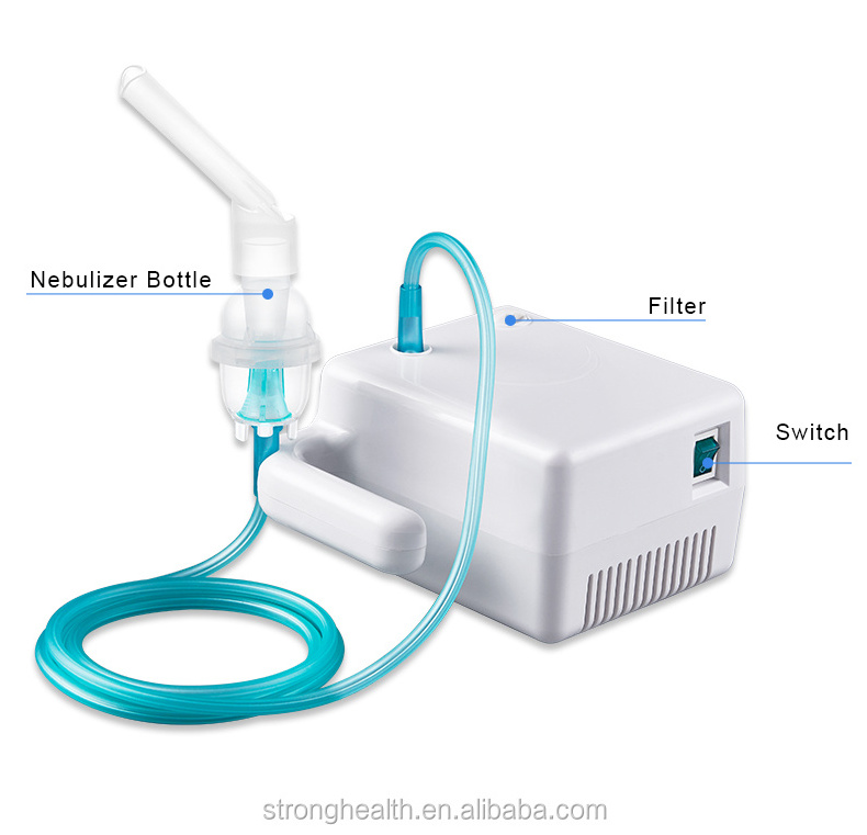 Wholesale Medical Home Use Mini Packet Inhalator Nebulizer Portable  Nebulizer For Kid with mask and mouthpiece