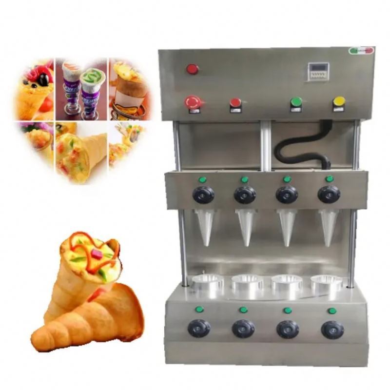 Intelligent Temperature Control Moulding Umbrella Conch Shaped Cup Pizza Cake Egg Cone Making Machine