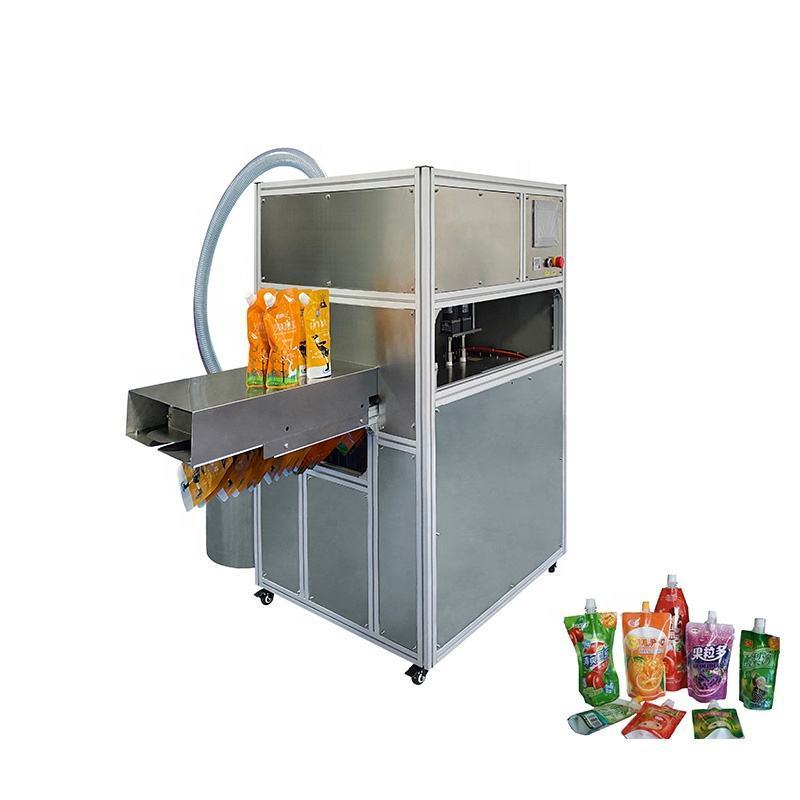 Spout Bag Filling Capping Machine Automatic Liquid Detergent Juice Sauce Paste Doypack Capping And Spout Pouch Filling Machine