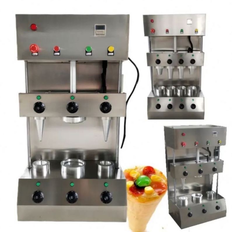 Intelligent Temperature Control Moulding Umbrella Conch Shaped Cup Pizza Cake Egg Cone Making Machine