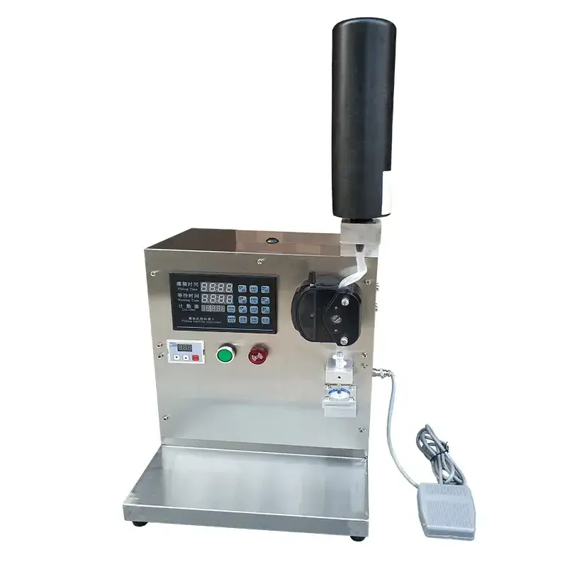 Small Semi-Automatic Liquid Filling Machine Nail Polish Glue Peristaltic Pump Filling Machine