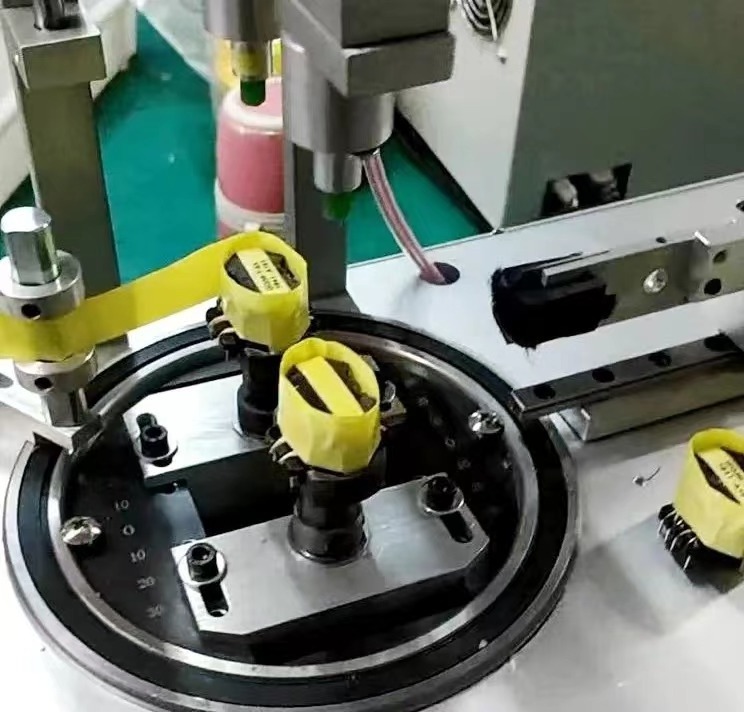 Double Axis Automatic Wrap Taping Machine/semi automatic transformer coil winding machine