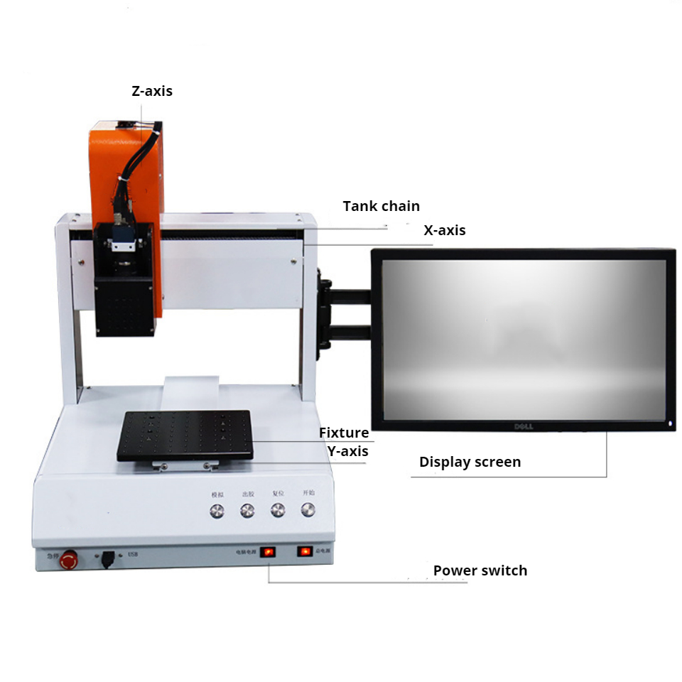 Vision Dispensing Equipment With High Precision Dispensing Tape Detection UV Glue and Solder Paste Dispensing Machine