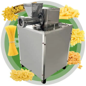 Automatic Electric Pasta Macaroni Make Machine Hollow Tube Noodles Forming Spaghetti Extruder Pasta Dough Kneading