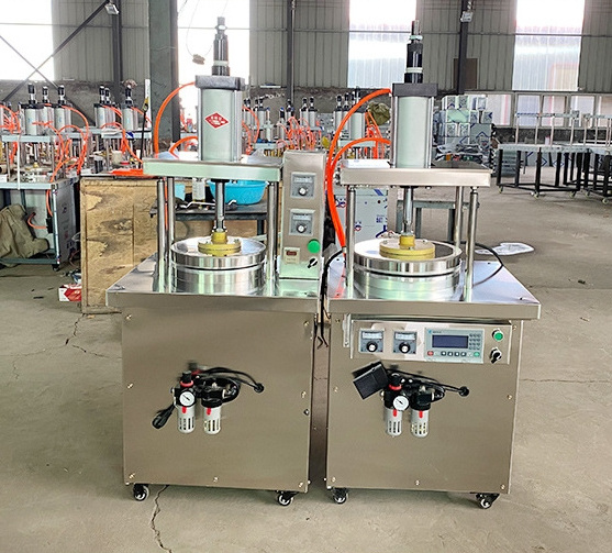 Automatic Grain Flour Tortilla Maker Pizza Pita Bread hydraulic dough press machine pancake Forming Making Machine Pressing