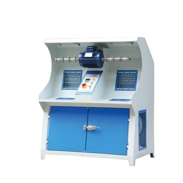 Automatic Double Head Leather Dust Collecting Sole Edge Outsole Buffing Polishing Grinding Roughing Shoe Making Machine