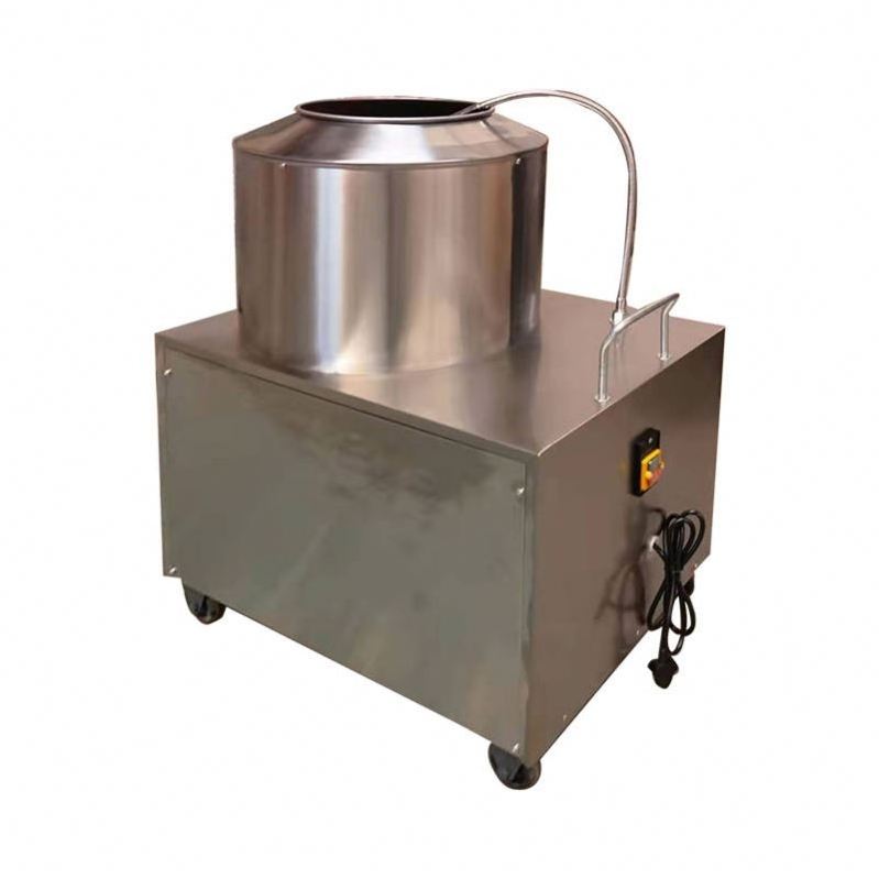 Household Small Stainless Steel Potato Cleaning And Peeling Machine Commercial Automatic Sweet Potato Ginger Peeling Machine