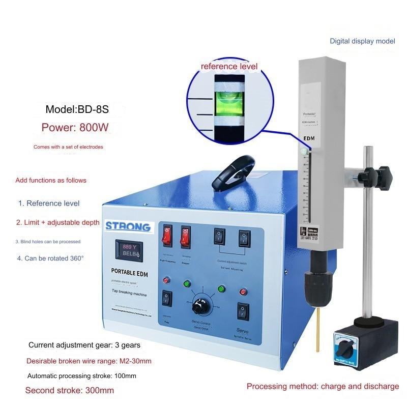 BD-8SG Portable Mini Automatic Edm Molding Drilling Machine Broken Bolt Removal Machine Small Hole Edm Molding Drilling Machine